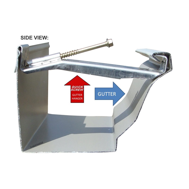 OEM Best Aluminum Hidden Mount Rain Gutter Hangers